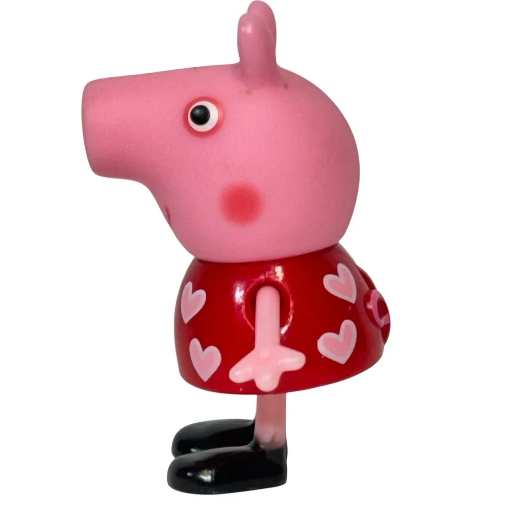 Peppa Pig 3-Inch Articulated Figure in Red Heart Dress